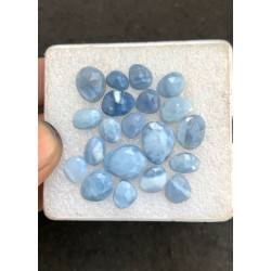 High Quality Natural Blue Opal Rose Cut Fancy Shape Cabochons Gemstone For Jewelry