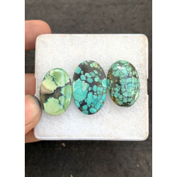 High Quality Natural Tibetan Turquoise Smooth Mix Shape Cabochons Gemstone For Jewelry