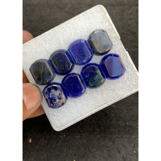 High Quality Natural Sodalite Step Cut Rectangle Shape Cabochons Gemstone For Jewelry