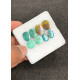 High Quality Natural Tibetan Turquoise Smooth Pair Mix Shape Cabochons Gemstone For Jewelry