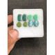 High Quality Natural Tibetan Turquoise Smooth Pair Mix Shape Cabochons Gemstone For Jewelry