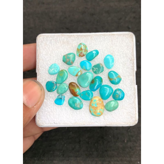 High Quality Natural American Turquoise Smooth Fancy Shape Cabochons Gemstone For Jewelry