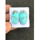 High Quality Natural Shattuckite Smooth Pair Oval Shape Cabochons Gemstone For Jewelry