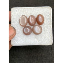 High Quality Natural Peach Moonstone Smooth Mix Shape Cabochons Gemstone For Jewelry