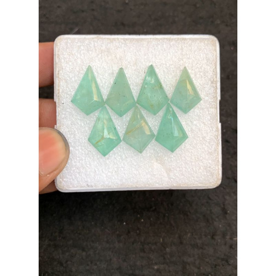 High Quality Natural Amazonite and Crystal Doublet Step Cut Fancy Shape Cabochons Gemstone For Jewelry