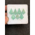 High Quality Natural Amazonite and Crystal Doublet Step Cut Fancy Shape Cabochons Gemstone For Jewelry