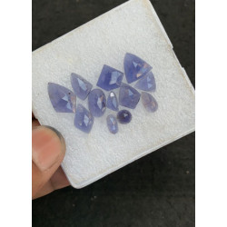 High Quality Natural Iolite Rose Cut Fancy Shape Cabochons Gemstone For Jewelry