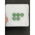 High Quality Natural Green Strawberry Quartz Rose Cut Round Shape Cabochons Gemstone For Jewelry