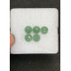 High Quality Natural Green Strawberry Quartz Rose Cut Round Shape Cabochons Gemstone For Jewelry