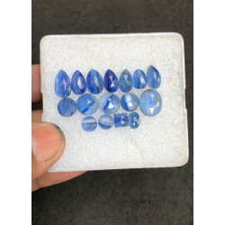 High Quality Natural Blue Kyanite Rose Cut Mix Shape Cabochons Gemstone For Jewelry