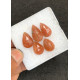 High Quality Natural Sunstone Rose Cut Pear Shape Cabochons Gemstone For Jewelry