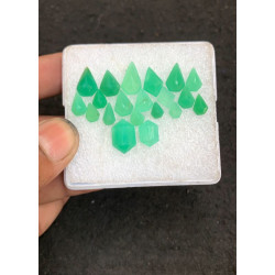 High Quality Natural Chrysoprase Step Cut Fancy Shape Cabochons Gemstone For Jewelry