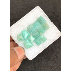 High Quality Natural Amazonite and Crystal Doublet Step Cut Fancy Shape Cabochons Gemstone For Jewelry