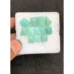 High Quality Natural Amazonite and Crystal Doublet Step Cut Fancy Shape Cabochons Gemstone For Jewelry