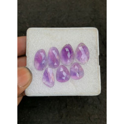 High Quality Natural Amethyst Rose Cut Fancy Shape Cabochons Gemstone For Jewelry