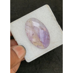 High Quality Natural Ametrine Checker Cut Oval Shape Cabochons Gemstone For Jewelry