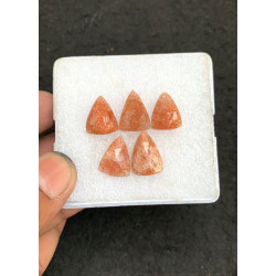 High Quality Natural Sunstone Rose Cut Fancy Shape Cabochons Gemstone For Jewelry