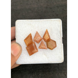 High Quality Natural Sunstone Step Cut Fancy Shape Cabochons Gemstone For Jewelry