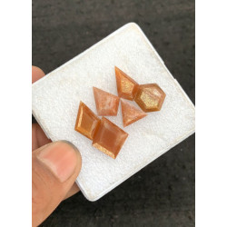 High Quality Natural Sunstone Step Cut Fancy Shape Cabochons Gemstone For Jewelry