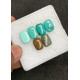 High Quality Natural Tibetan Turquoise Smooth Rectangle Shape Cabochons Gemstone For Jewelry