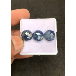 High Quality Natural Blue Sapphire Rose Cut Round Shape Cabochons Gemstone For Jewelry