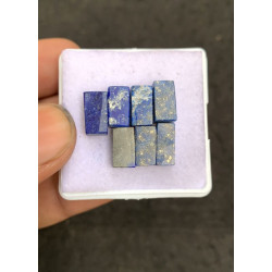 High Quality Natural Lapis Lazuli Smooth Rectangle Shape Cabochons Gemstone For Jewelry