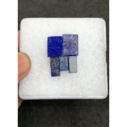 High Quality Natural Lapis Lazuli Smooth Rectangle Shape Cabochons Gemstone For Jewelry