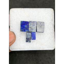 High Quality Natural Lapis Lazuli Smooth Rectangle Shape Cabochons Gemstone For Jewelry