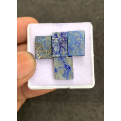 High Quality Natural Lapis Lazuli Smooth Rectangle Shape Cabochons Gemstone For Jewelry