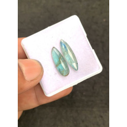 High Quality Natural Emerald Green Kyanite Rose Cut Mix Shape Cabochons Gemstone For Jewelry