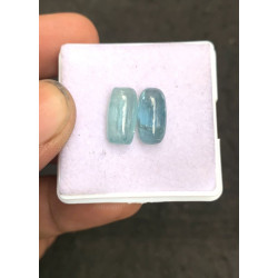 High Quality Natural Aqua Kyanite Smooth Rectangle Shape Cabochons Gemstone For Jewelry