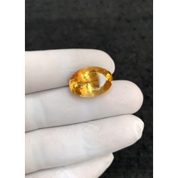 High Quality Beautiful Natural Citrine Faceted Cut Oval Shape Gemstone For Jewelry