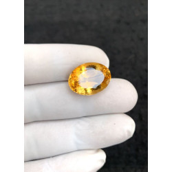 High Quality Beautiful Natural Citrine Faceted Cut Oval Shape Gemstone For Jewelry