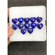 High Quality Natural Lapis Lazuli Rose Cut Heart Shape Cabochons Gemstone For Jewelry