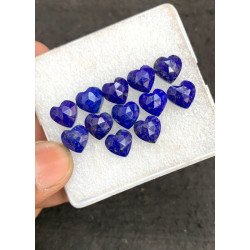 High Quality Natural Lapis Lazuli Rose Cut Heart Shape Cabochons Gemstone For Jewelry