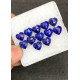 High Quality Natural Lapis Lazuli Rose Cut Heart Shape Cabochons Gemstone For Jewelry