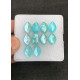 High Quality Arizona Turquoise and Crystal Doublet Rose Cut Fancy Shape Cabochons Gemstone For Jewelry