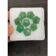 High Quality Natural Green Strawberry Quartz Rose Cut Hexagon Shape Cabochons Gemstone For Jewelry