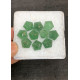 High Quality Natural Green Strawberry Quartz Rose Cut Hexagon Shape Cabochons Gemstone For Jewelry