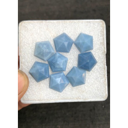 High Quality Natural Blue Opal Step Cut Hexagon Shape Cabochons Gemstone For Jewelry