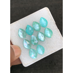 High Quality Arizona Turquoise and Crystal Doublet Rose Cut Fancy Shape Cabochons Gemstone For Jewelry
