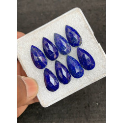 High Quality Natural Lapis Lazuli Rose Cut Pear Shape Cabochons Gemstone For Jewelry