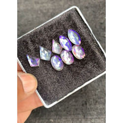 High Quality Natural Rainbow Quartz Step Cut Fancy Shape Cabochons Gemstone For Jewelry