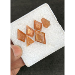 High Quality Natural Sunstone Step Cut Fancy Shape Cabochons Gemstone For Jewelry