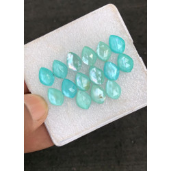 High Quality Arizona Turquoise and Crystal Doublet Rose Cut Fancy Shape Cabochons Gemstone For Jewelry
