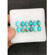 High Quality Natural Tibetan Turquoise Smooth Pear Shape Cabochons Gemstone For Jewelry