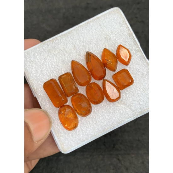 High Quality Natural Orange Kyanite Step Cut Mix Shape Cabochons Gemstone For Jewelry