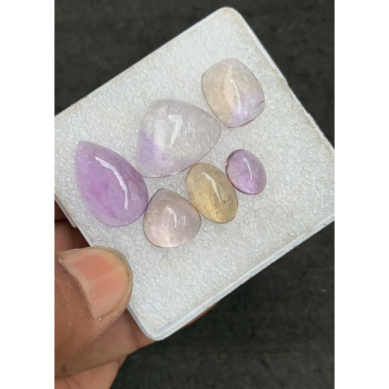 High Quality Natural Ametrine Smooth Mix Shape Cabochons Gemstone For Jewelry