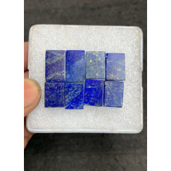 High Quality Natural Lapis Lazuli Smooth Rectangle Shape Cabochons Gemstone For Jewelry