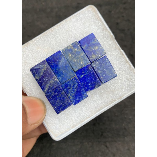 High Quality Natural Lapis Lazuli Smooth Rectangle Shape Cabochons Gemstone For Jewelry